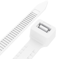 Хомуты нейлоновые 5x500 мм, 100 шт, белые, "MAXIMUM" (3284) оптом