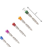 Набор бит для гипсокартона PH2, 65 мм, 5 штук, "MAXIMUM" с ограничителем (2720) оптом