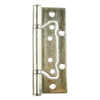 Петля дверная универсальная 125 мм, усиленная, хром оптом