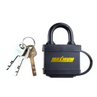 Замок навесной прорезиненный 50 мм, "MAXIMUM" (2098) 